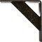 Ekena Millwork Traditional Steel Bracket, Antiqued Warm Silver 2"W x 8"D x 8"H BKTM02X08X08TRAWS - alternate 6